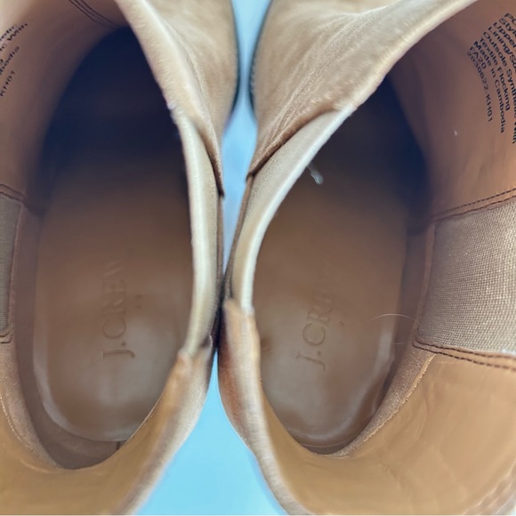 🍂J. Crew Factory Like New Women’s Microsuede Rory Boots. Size 7. Color: Walnut - Picture 9 of 13